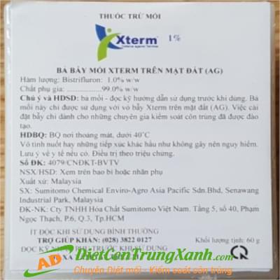 Bả bẫy mối xterm hệ thống trên mặt đất (AG)