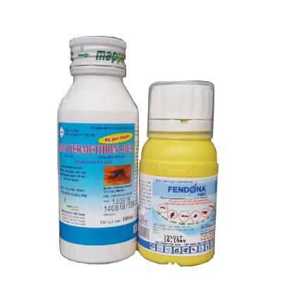 Bộ sản chế phẩm diệt muỗi diệt côn trùng Fendona 10 sc và map permethrin 50 EC