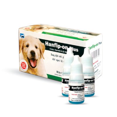 Dung dịch nhỏ giọt điểm da diệt ngoại ký sinh trùng Hanfip-on Plus