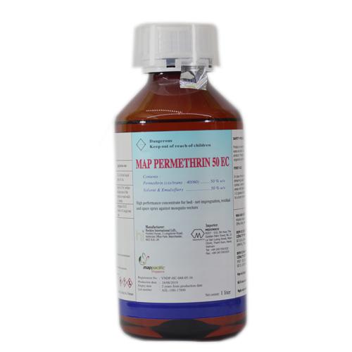 Chế phẩm diệt côn trùng Map permethrin 50 EC nhập khẩu anh quốc Chế phẩm diệt côn trùng Map permethrin 50 EC nhập khẩu anh quốc